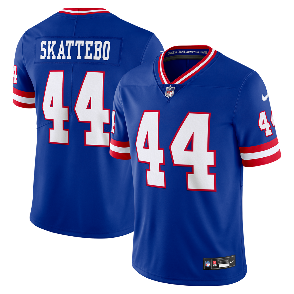 Cam Skattebo New York Giants Legacy Vapor Untouchable Stitched Limited Jersey - Royal