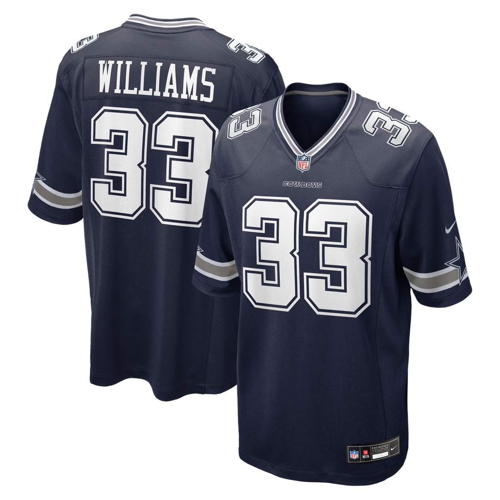 Javonte Williams Dallas Cowboys Team Game Jersey - Navy