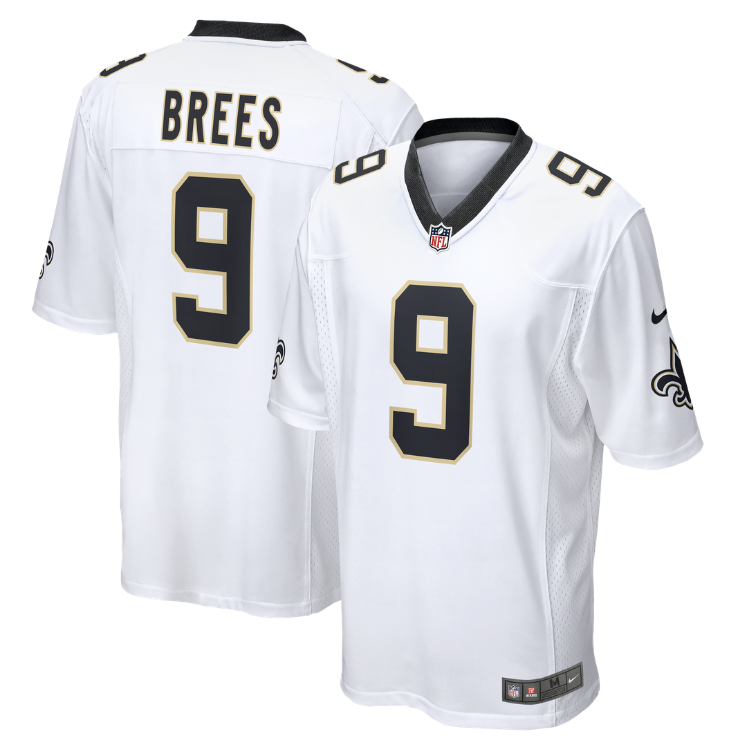Drew Brees New Orleans Saints Team Game Jersey - Black