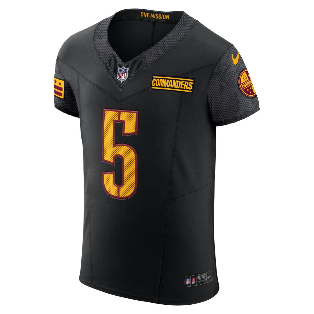 Jayden Daniels Washington Commanders Team Vapor F.U.S.E. Elite Jersey - Burgundy