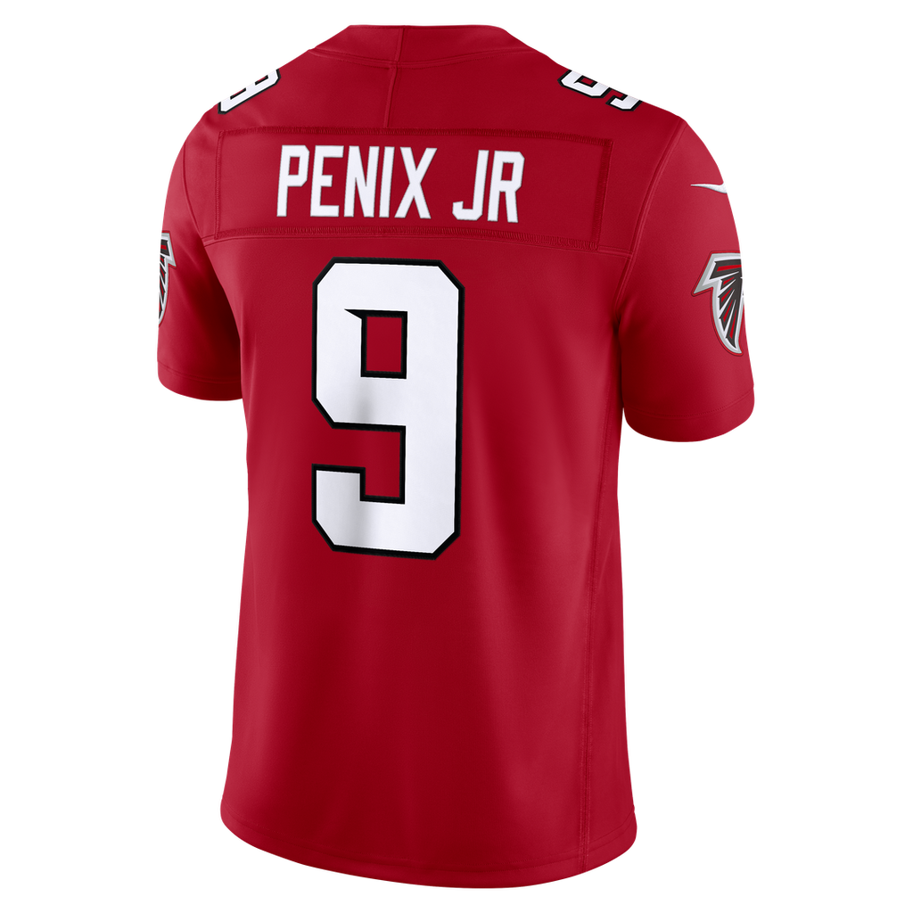 Michael Penix Jr. Atlanta Falcons Team Vapor F.U.S.E. Stitched Limited Jersey - Red