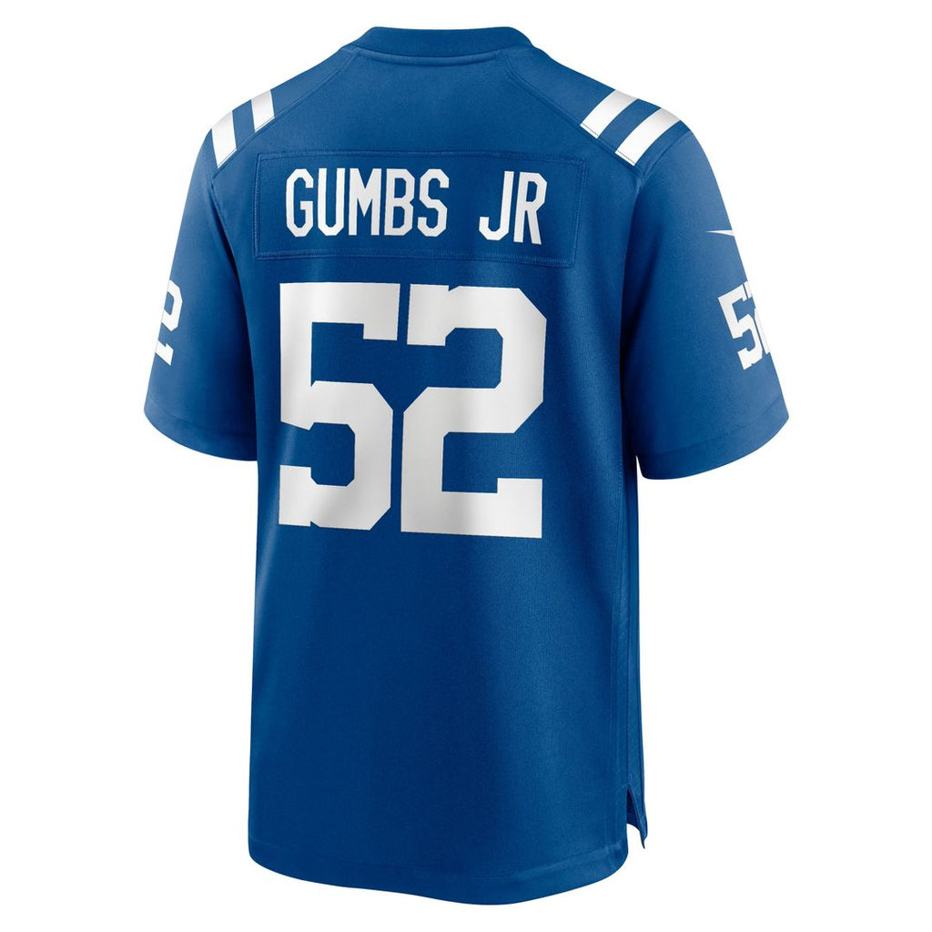 George Gumbs Jr. Indianapolis Colts Team Game Jersey - Royal