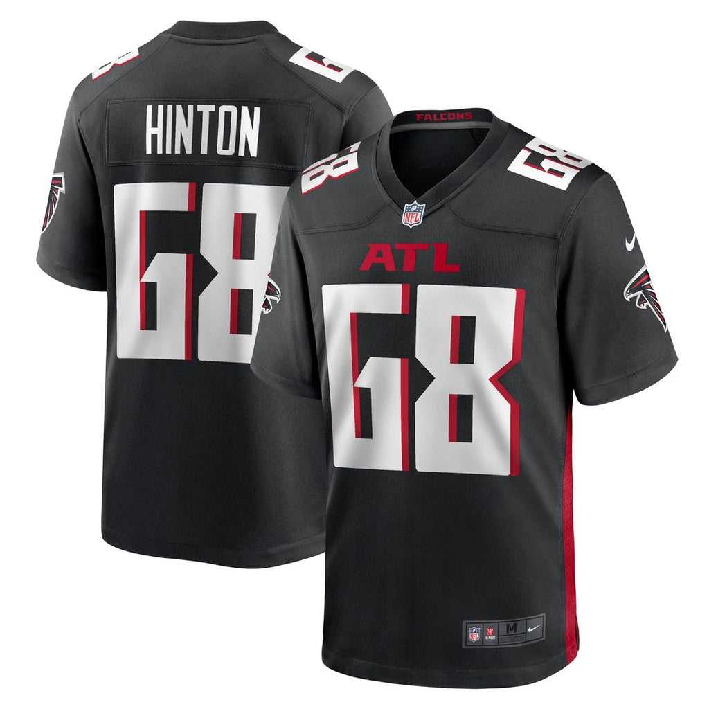 Kyle Hinton Atlanta Falcons Team Game Jersey - Black