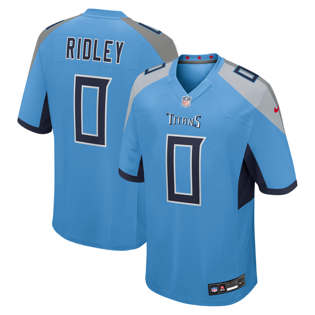 Calvin Ridley Tennessee Titans Team Game Jersey - Light Blue