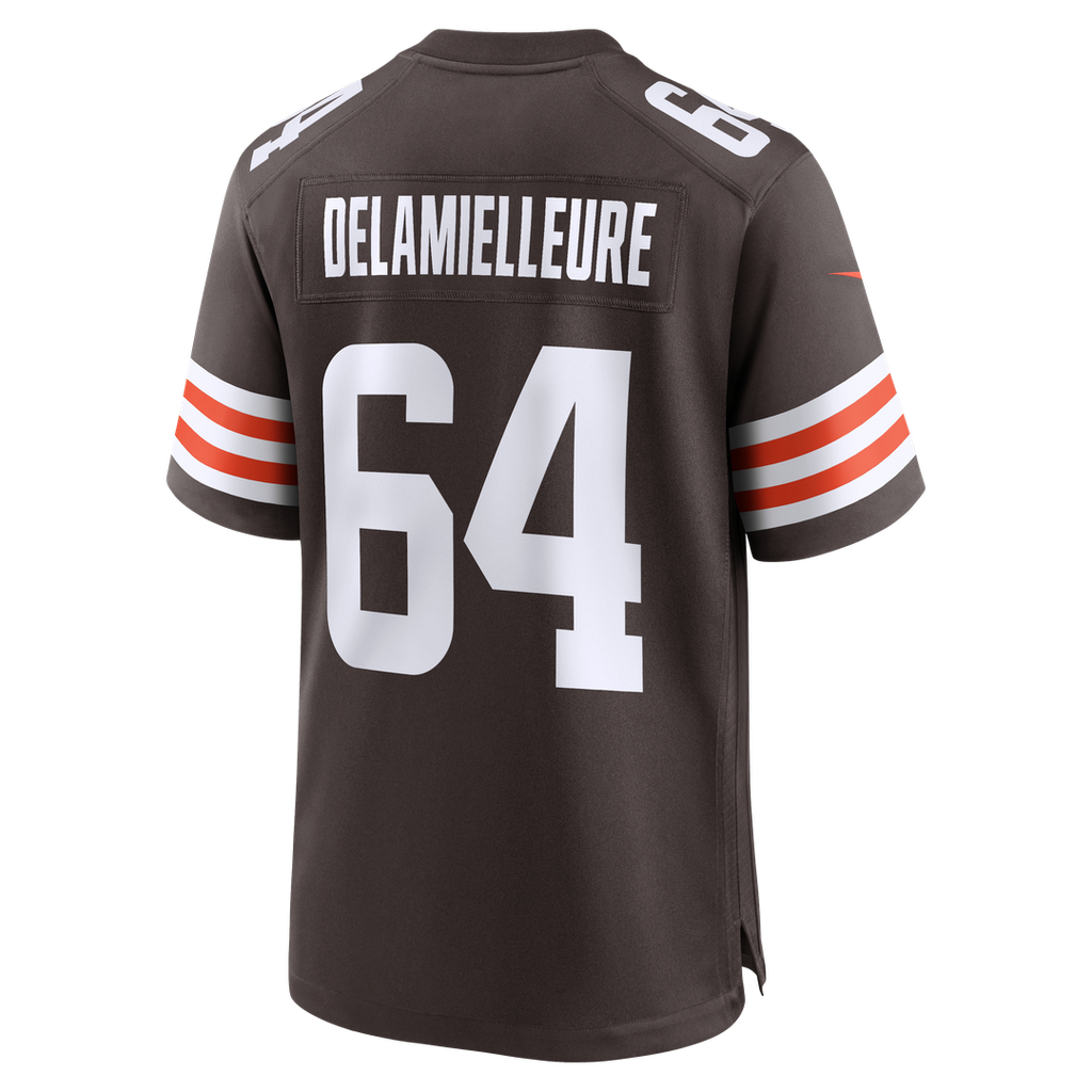 Joe DeLamielleure Cleveland Browns Game Retired Player Jersey - Brown