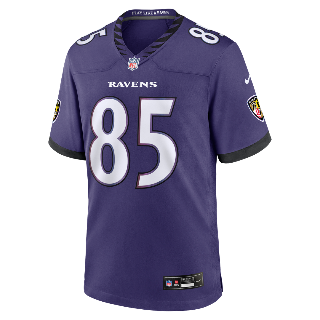 Josh Cuevas Baltimore Ravens Team Game Jersey - Purple