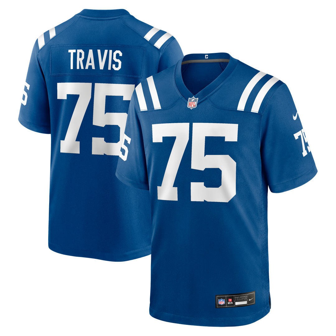 Jalen Travis Indianapolis Colts Team Game Jersey - Royal