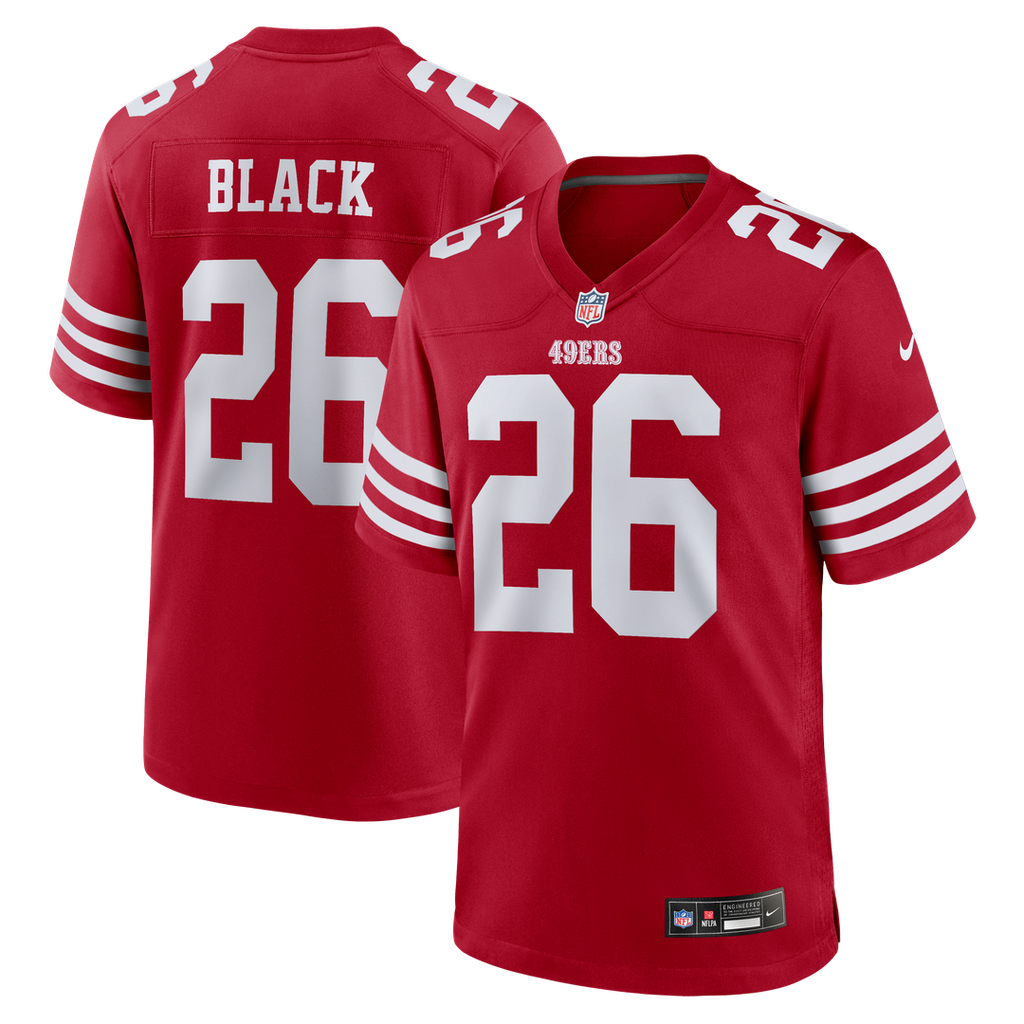 Kaelon Black San Francisco 49ers Team Game Jersey - Scarlet