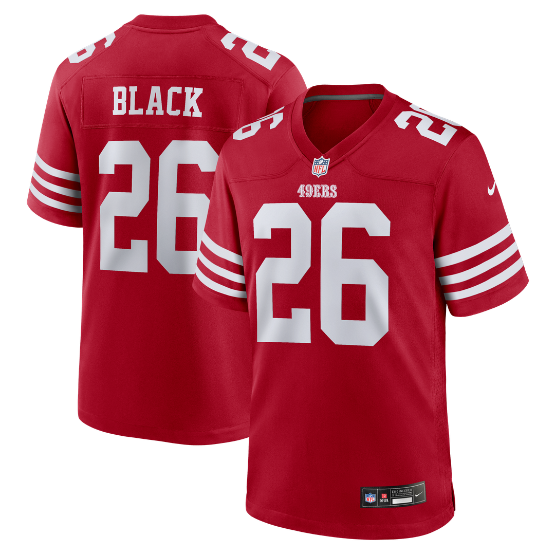 Kaelon Black San Francisco 49ers Team Game Jersey - Scarlet