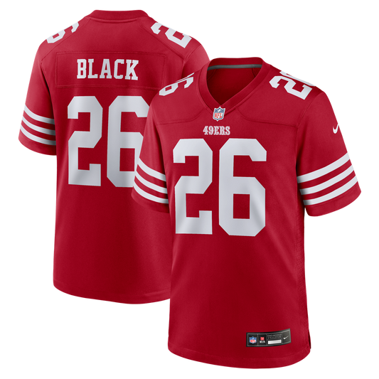 Kaelon Black San Francisco 49ers Team Game Jersey - Scarlet