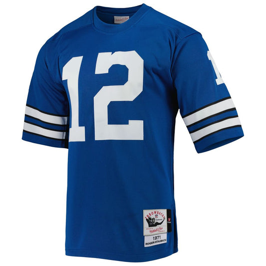 Roger Staubach Dallas Cowboys 1971 Authentic Throwback Retired Player Jersey - Royal