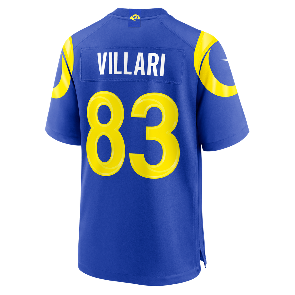 Dan Villari Los Angeles Rams Team Game Jersey - Royal