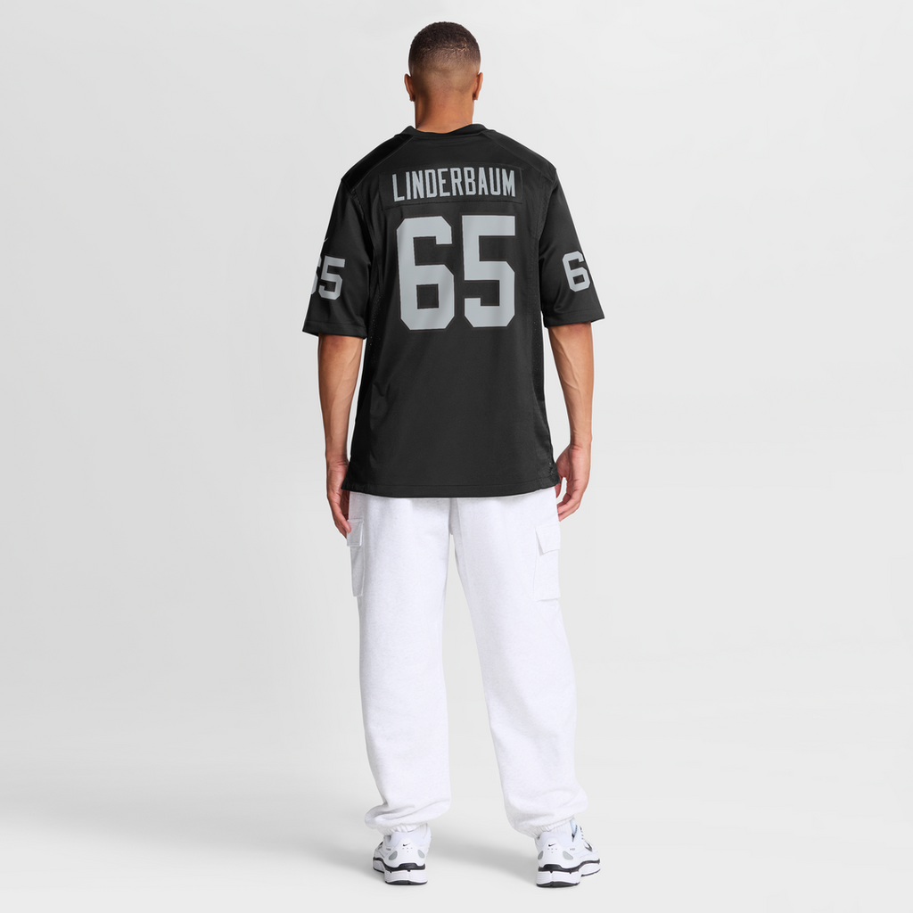 Tyler Linderbaum Las Vegas Raiders Team Game Jersey - Black