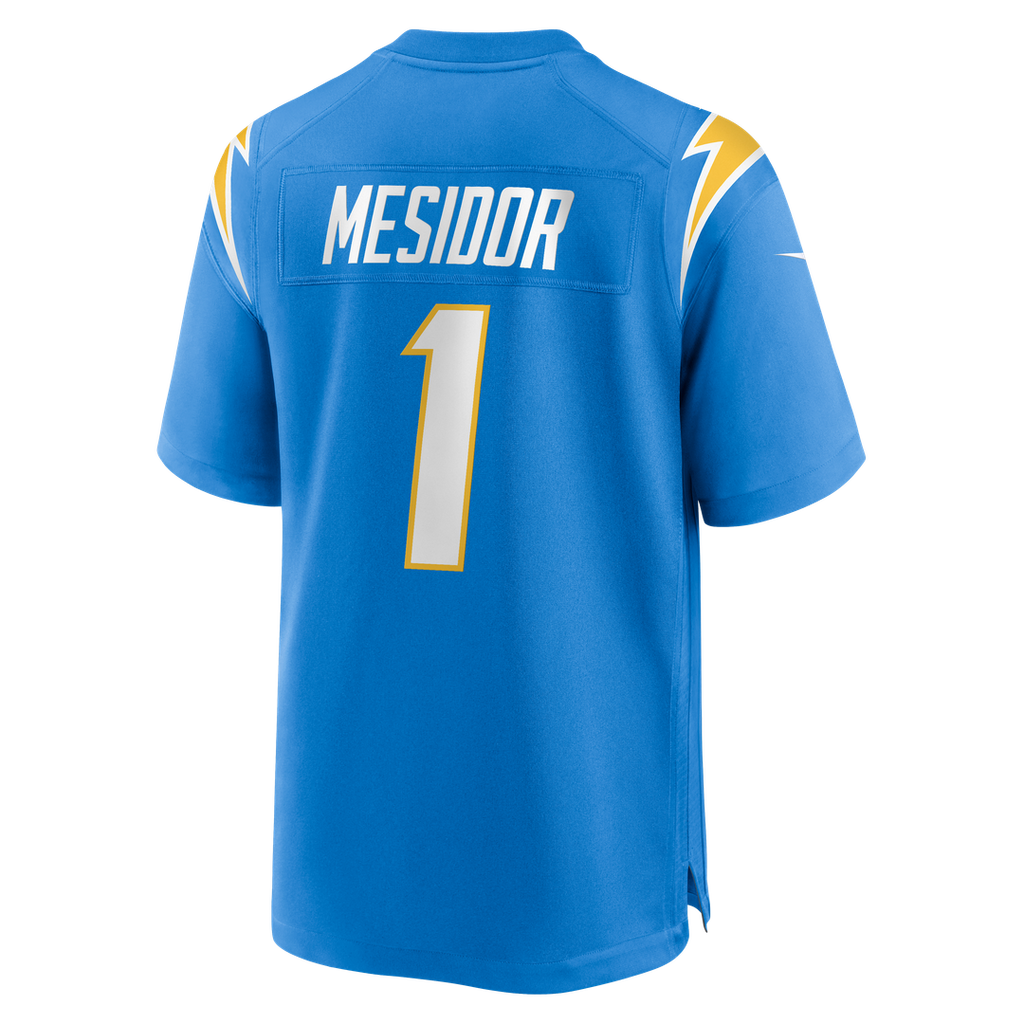 Akheem Mesidor Los Angeles Chargers Team Game Jersey - Powder Blue