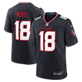 Graham Mertz Houston Texans Team Game Jersey - Navy