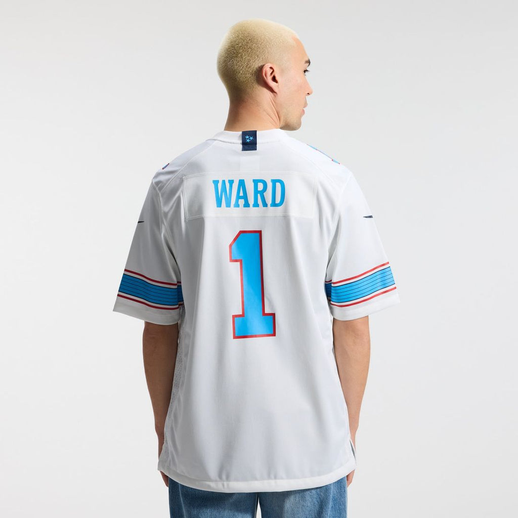 Cameron Ward Tennessee Titans Game Jersey - Light Blue