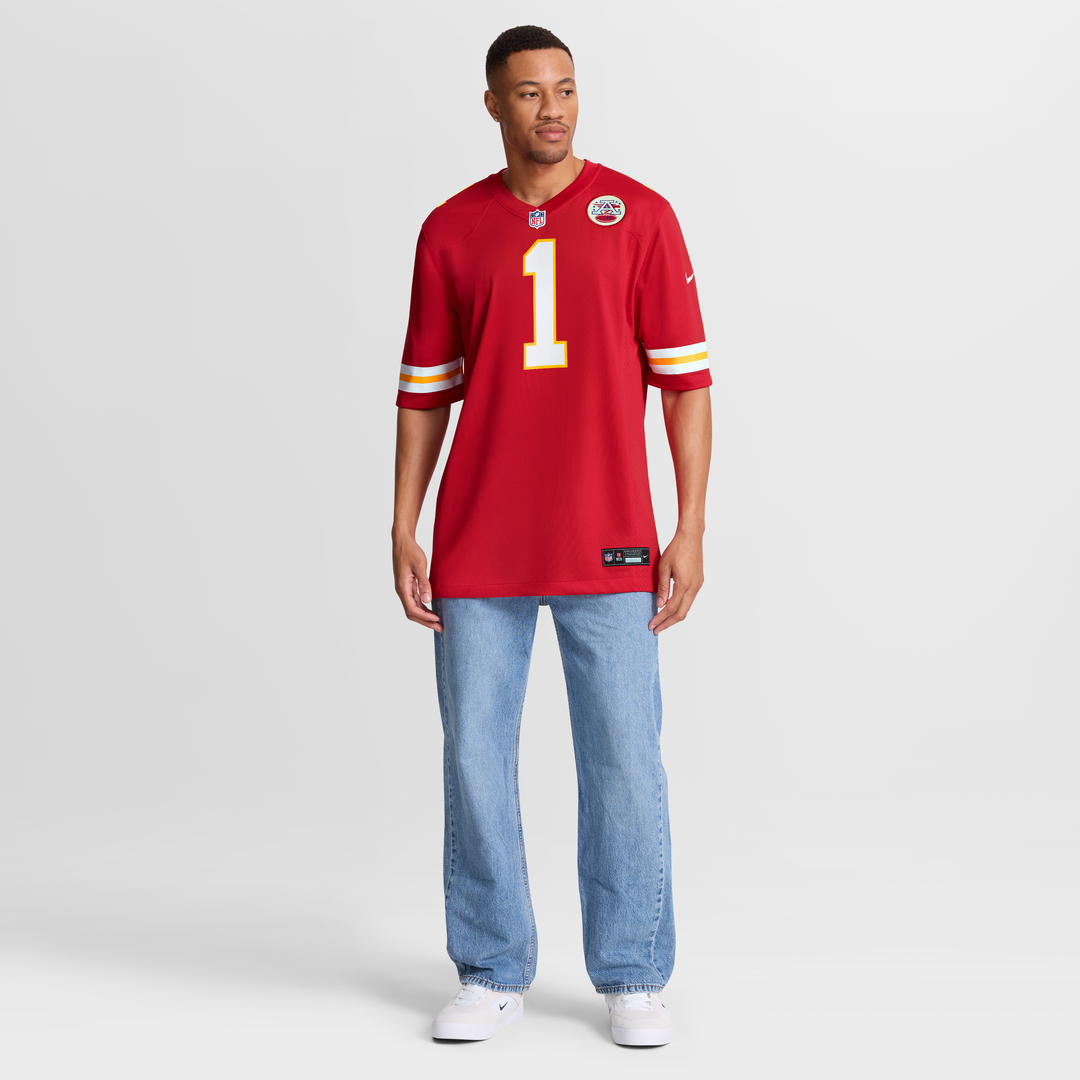 Xavier Worthy Kansas City Chiefs Player Game Jersey - Red