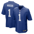 Malik Nabers New York Giants Player Game Jersey - Royal