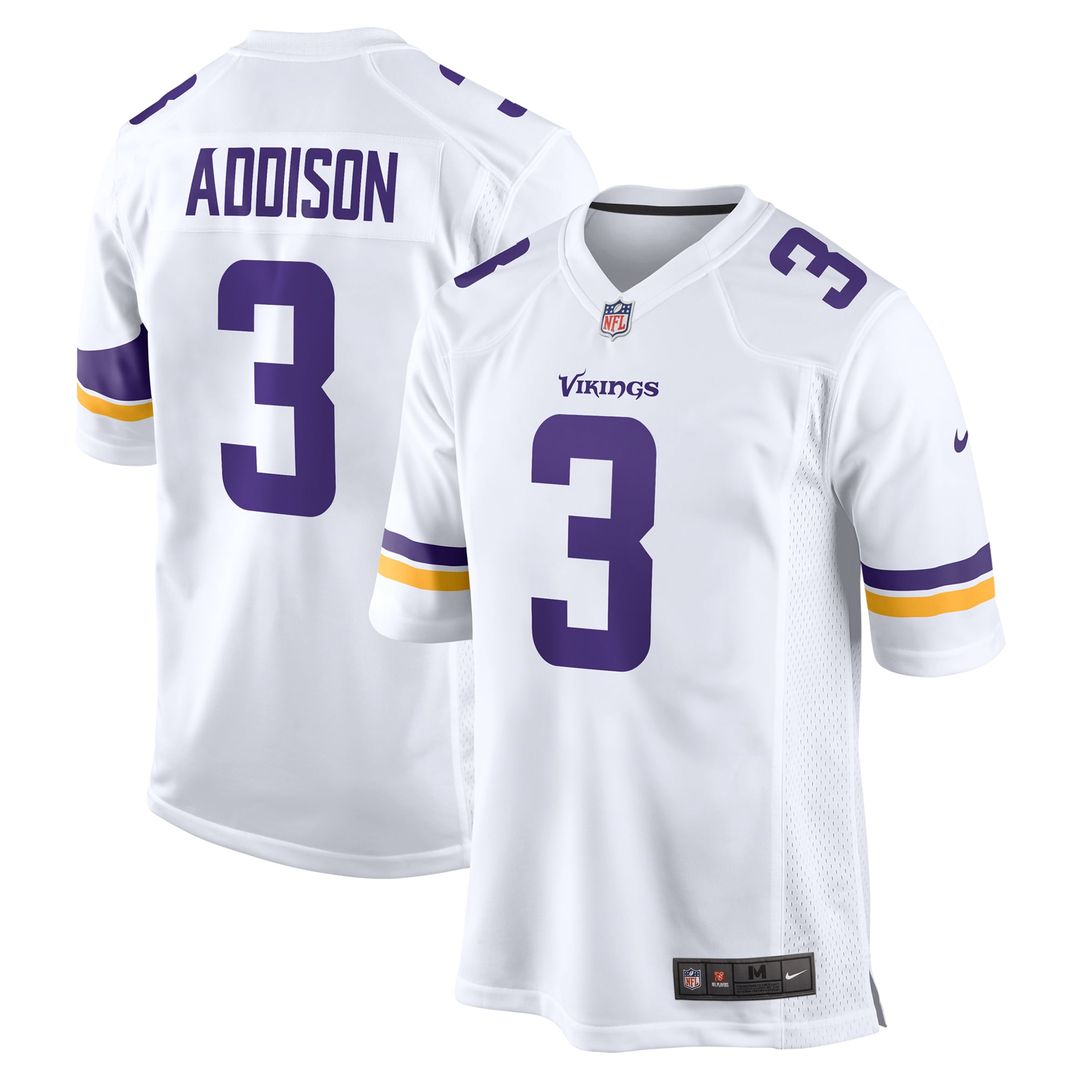 Jordan Addison Minnesota Vikings Alternate Game Jersey - Purple