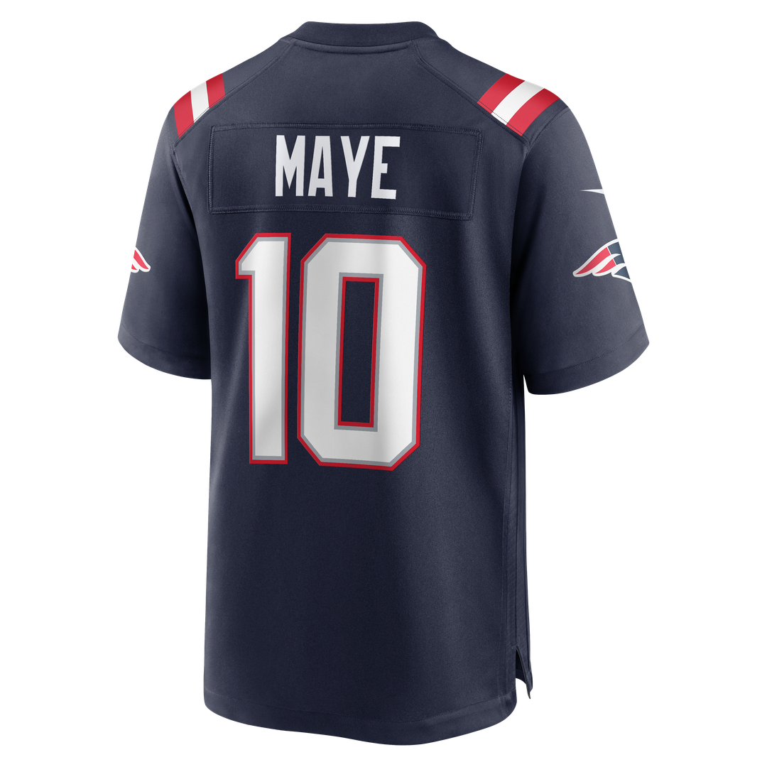 Drake Maye New England Patriots Player Game Jersey - Navy