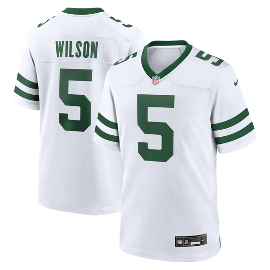 Garrett Wilson New York Jets Game Jersey - Legacy White