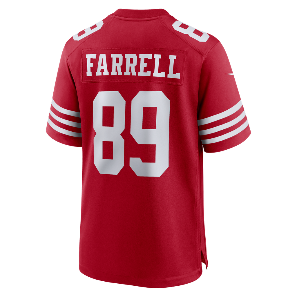 Luke Farrell San Francisco 49ers Team Game Jersey - Scarlet