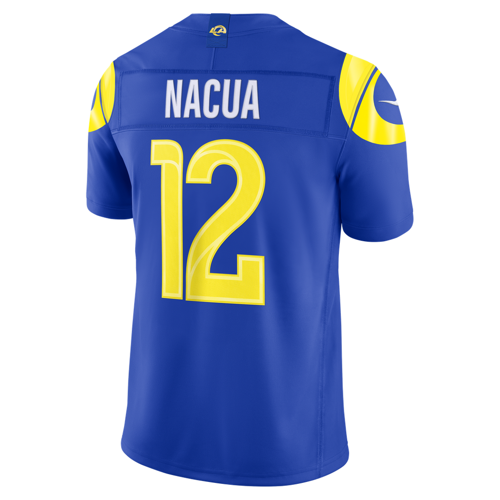 Puka Nacua Los Angeles Rams Vapor F.U.S.E. Stitched Limited Jersey - White