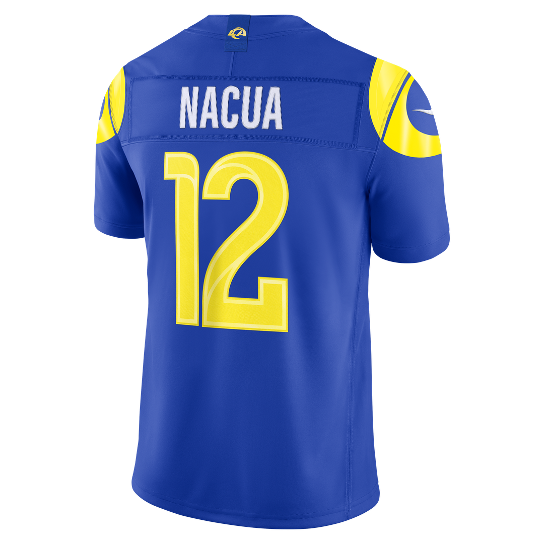 Puka Nacua Los Angeles Rams Classic Sol Vapor F.U.S.E. Stitched Limited Jersey