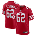 Austen Pleasants San Francisco 49ers Team Game Jersey - Scarlet