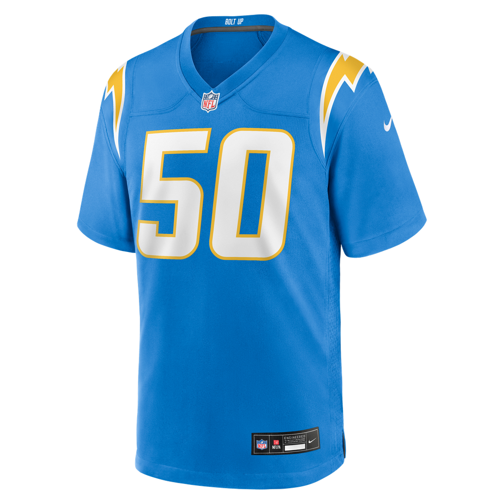 Caleb Murphy Los Angeles Chargers Team Game Jersey - Powder Blue