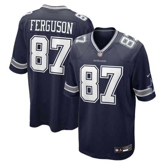 Jake Ferguson Dallas Cowboys Team Game Jersey - Navy