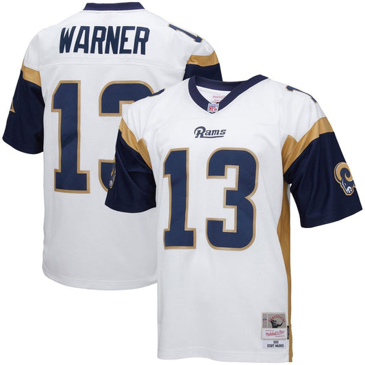 Kurt Warner Los Angeles Rams Big & Tall 2001 Retired Player Replica Jersey - White