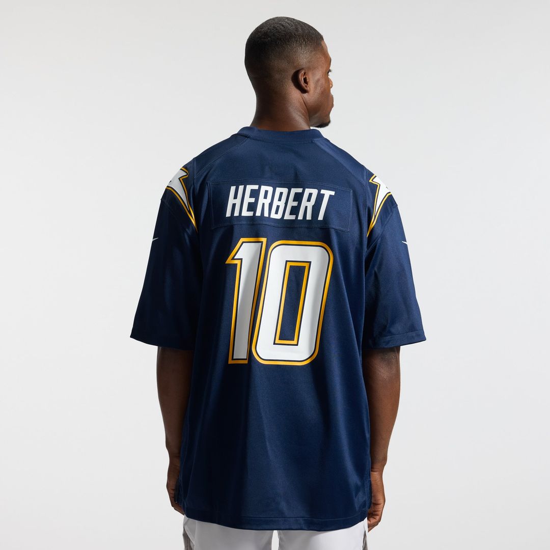 Justin Herbert Los Angeles Chargers Player Game Jersey - Powder Blue