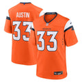 Brent Austin Denver Broncos Team Game Jersey - Orange
