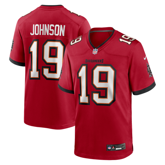Keyshawn Johnson Tampa Bay Buccaneers Game Retired Player Jersey - Red