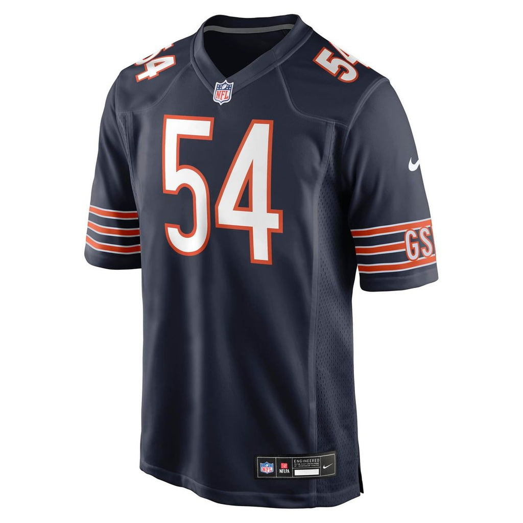 Logan Jones Chicago Bears Team Game Jersey - Navy