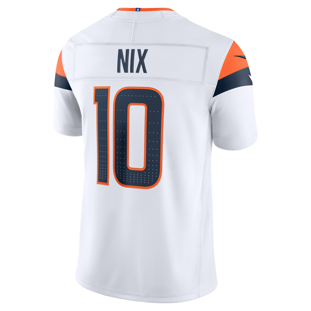 Bo Nix Denver Broncos Alternate Vapor F.U.S.E. Stitched Limited Jersey - Navy