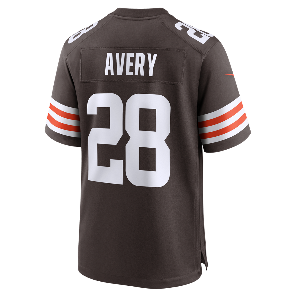 Tre Avery Cleveland Browns Team Game Jersey - Brown