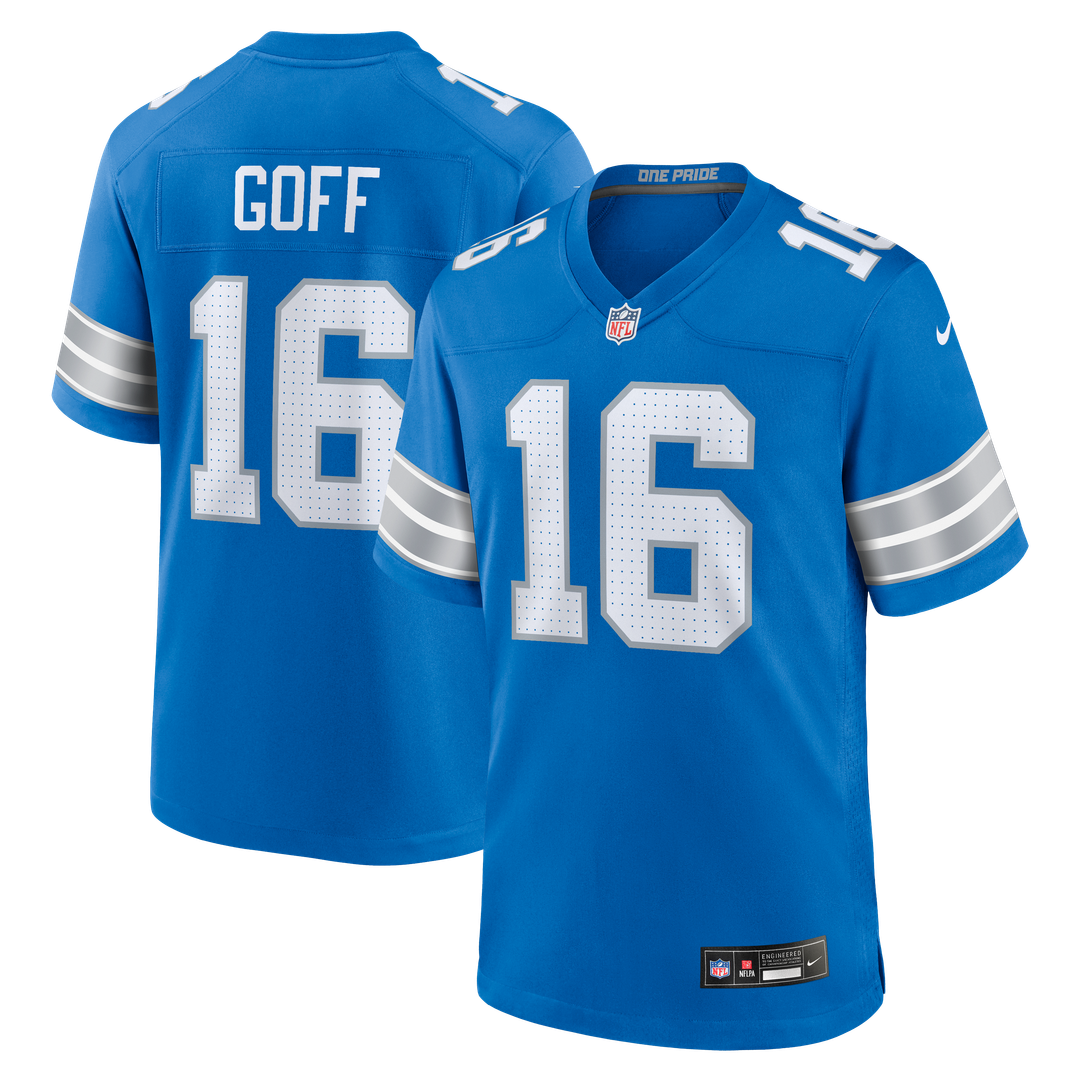 Jared Goff Detroit Lions 2nd Alternate Game Jersey - Black