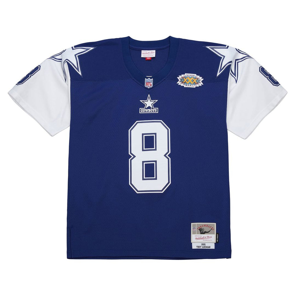 Troy Aikman Dallas Cowboys 1995 Legacy Replica Jersey - Navy