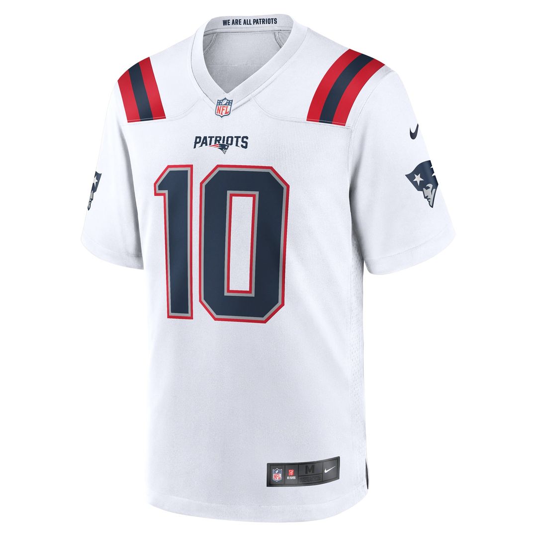 Drake Maye New England Patriots Player Game Jersey - Navy