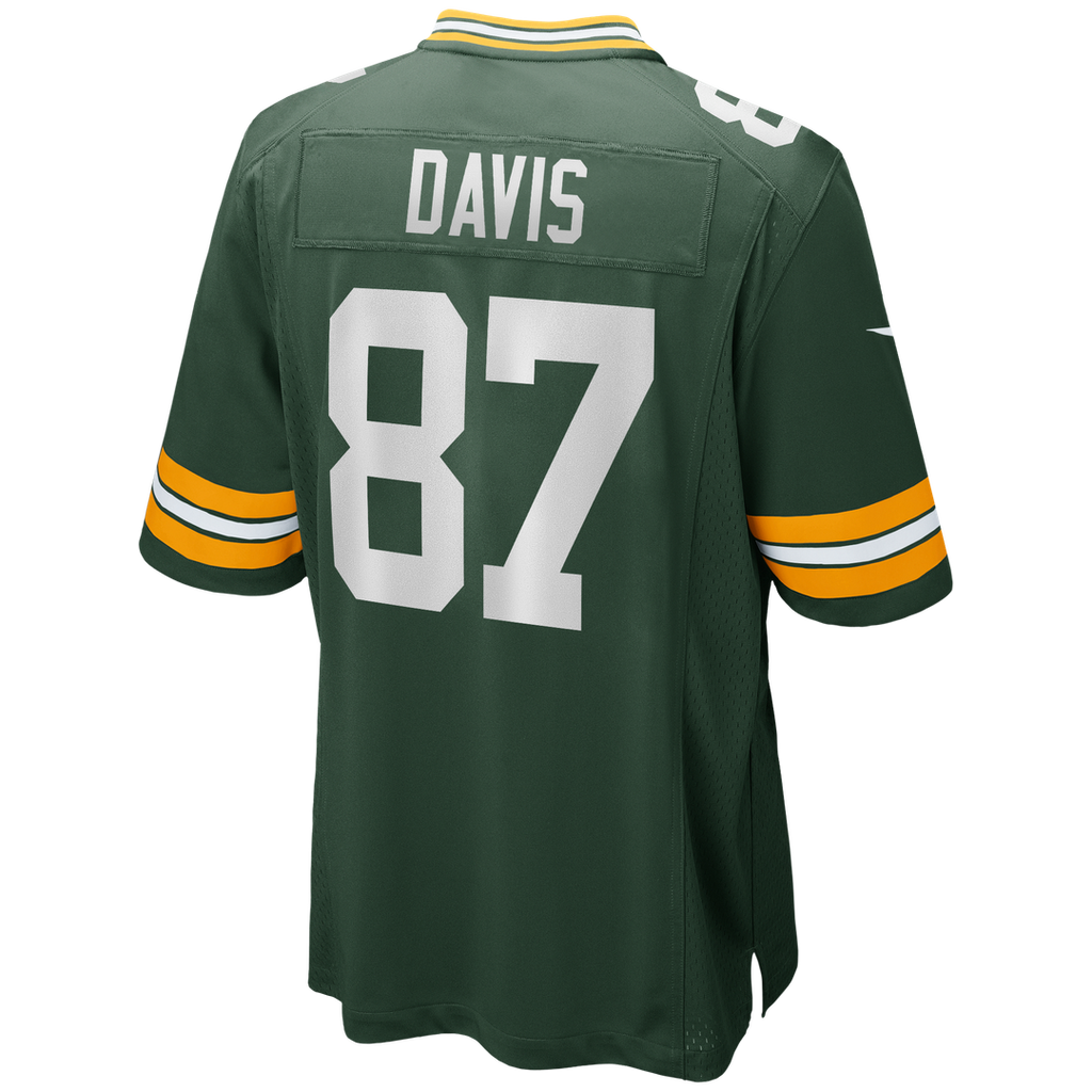 Willie Davis Green Bay Packers Game Retired Player Jersey - Green