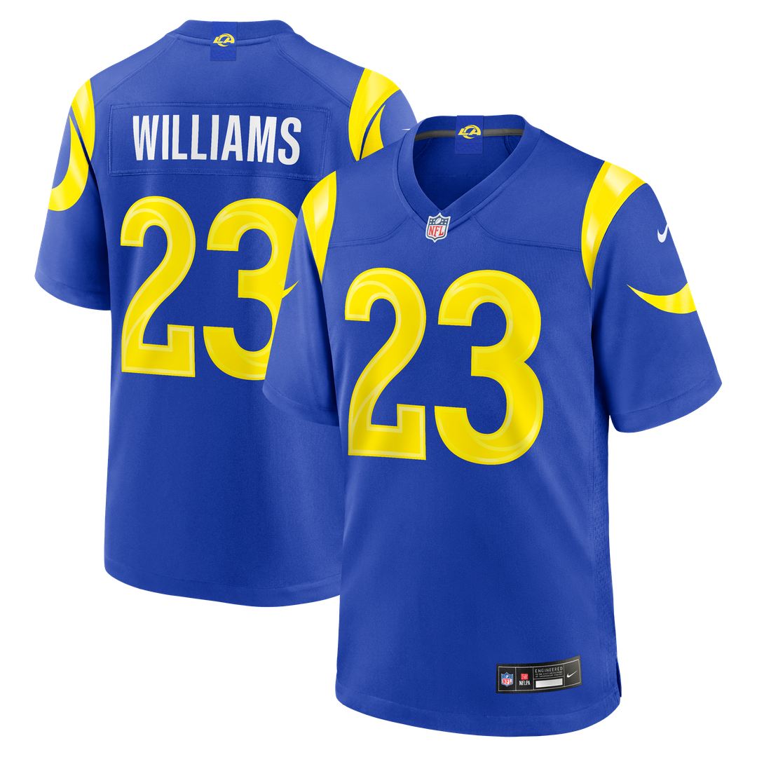 Kyren Williams Los Angeles Rams White Game Player Jersey - White