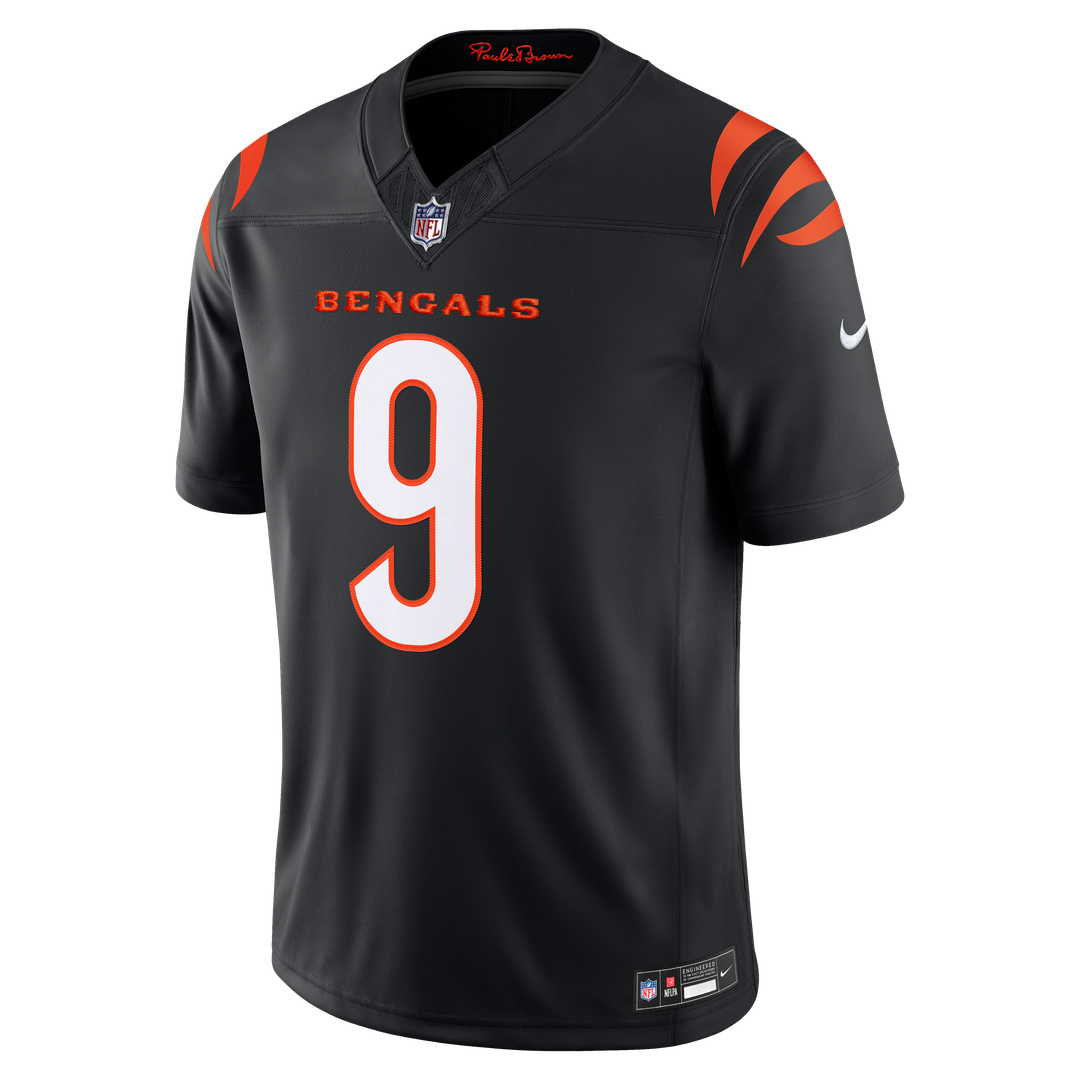 Joe Burrow Cincinnati Bengals Team Vapor F.U.S.E. Stitched Limited Jersey - Black