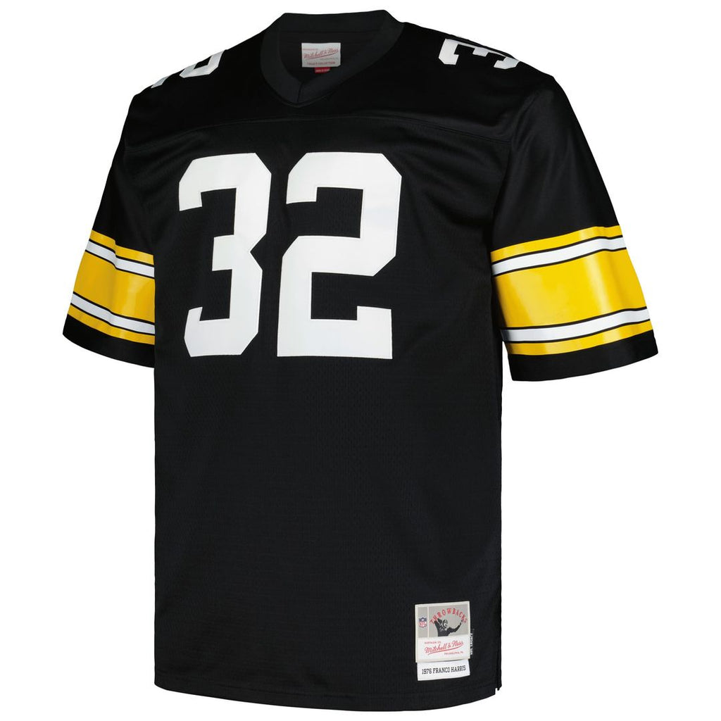 Franco Harris Pittsburgh Steelers Big & Tall 1976 Retired Player Replica Jersey - White