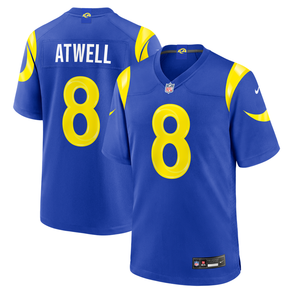Tutu Atwell Los Angeles Rams Team Game Jersey - Royal