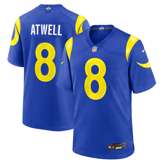 Tutu Atwell Los Angeles Rams Team Game Jersey - Royal
