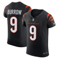 Joe Burrow Cincinnati Bengals Team Vapor F.U.S.E. Elite Jersey - Black