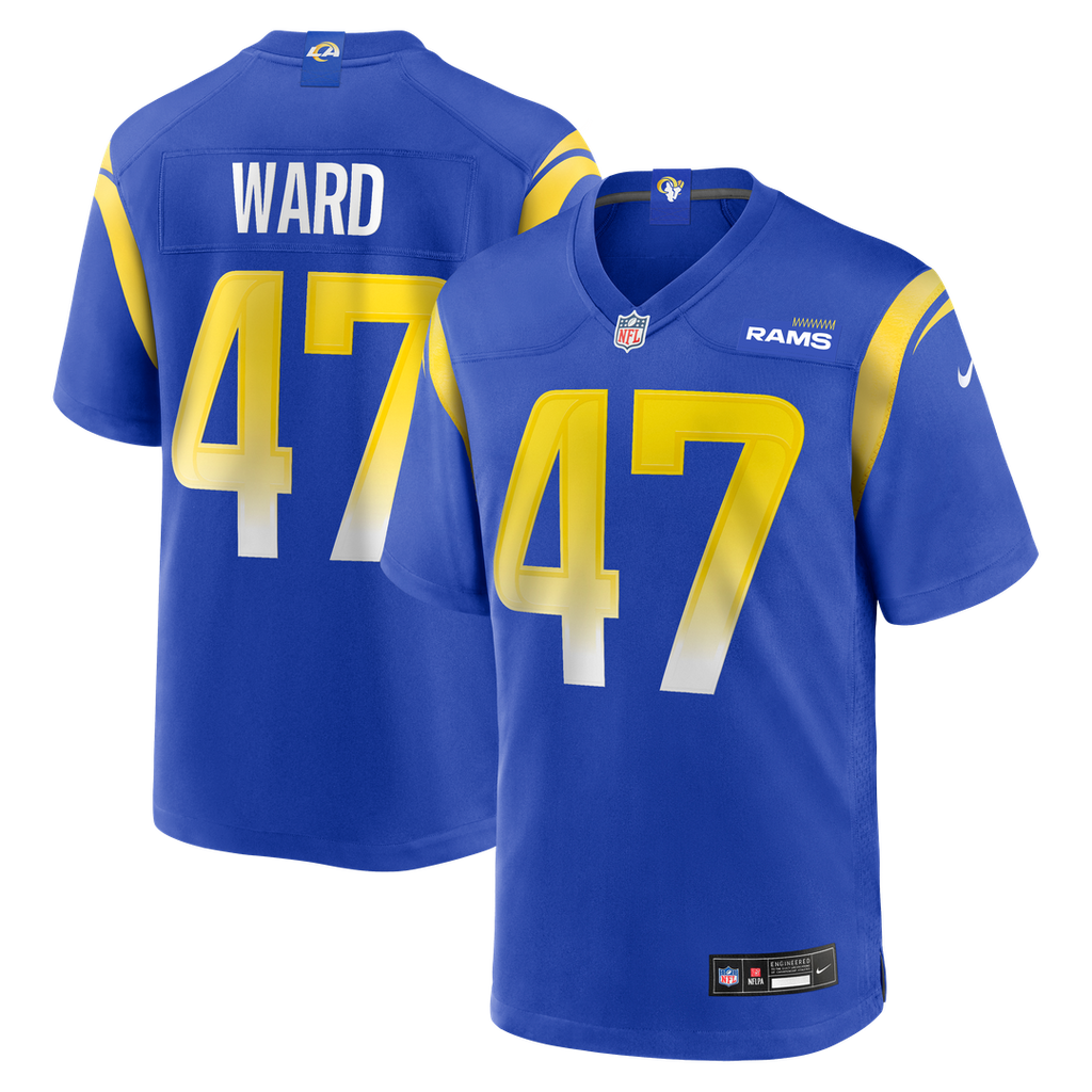 Alex Ward Los Angeles Rams Home Game Jersey - Royal