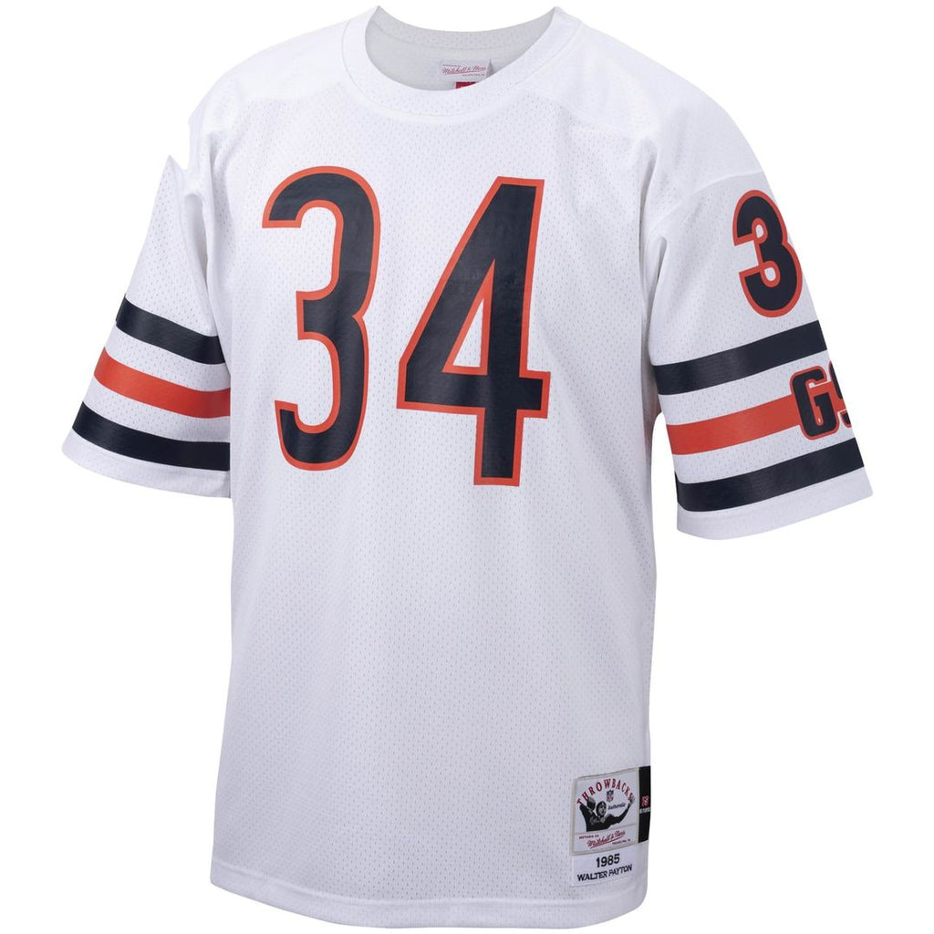 Walter Payton Chicago Bears 1985 Authentic Throwback Retired Player Jersey - White